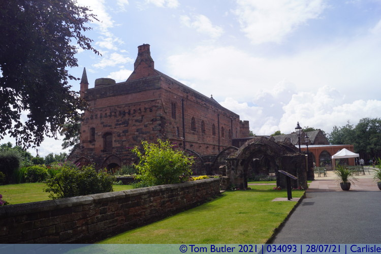Photo ID: 034093, Ruins of the former cloister, Carlisle, England