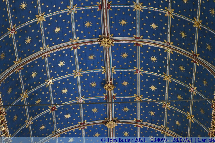 Photo ID: 034097, Ceiling bosses, Carlisle, England
