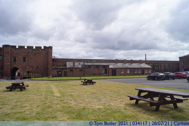Photo ID: 034117, Gatehouse and Victorian additions, Carlisle, England