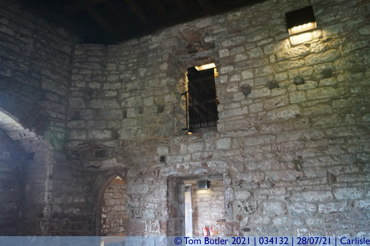 Photo ID: 034132, Inside the gatehouse, Carlisle, England