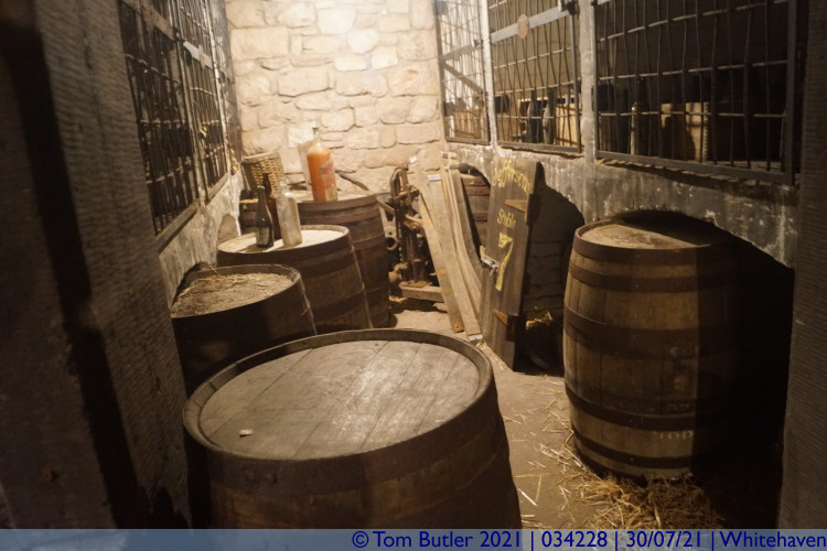 Photo ID: 034228, In the cellars, Whitehaven, England