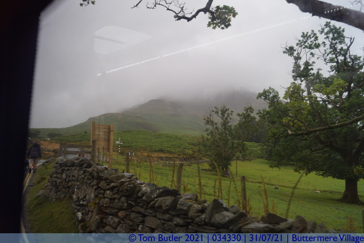 Photo ID: 034330, Buttermere in the rain, Buttermere Village, England