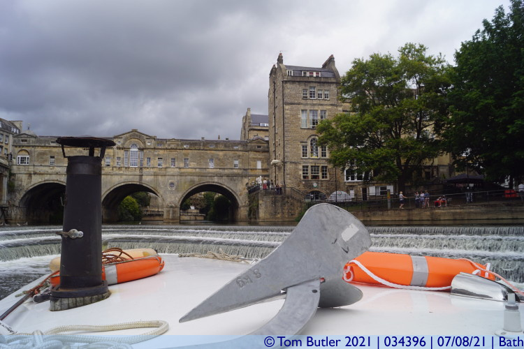 Photo ID: 034396, Backing into the Weir, Bath, England