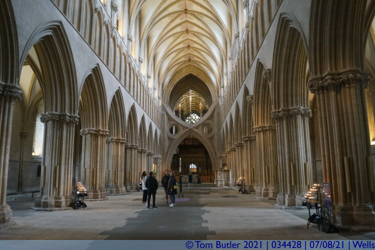 Photo ID: 034428, Inside the Cathedral, Wells, England