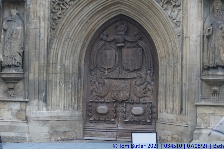 Photo ID: 034510, Doors to the Abbey, Bath, England