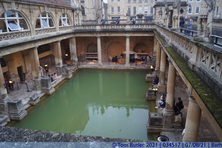 Photo ID: 034517, The Great Bath, Bath, England
