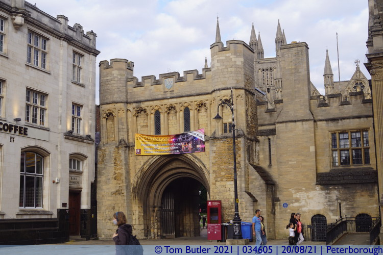 Photo ID: 034605, Cathedral Gatehouse, Peterborough, England
