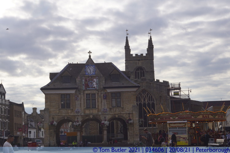 Photo ID: 034606, View across Cathedral Square, Peterborough, England