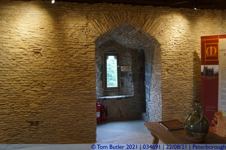 Photo ID: 034691, Inside Longthorpe Tower, Peterborough, England