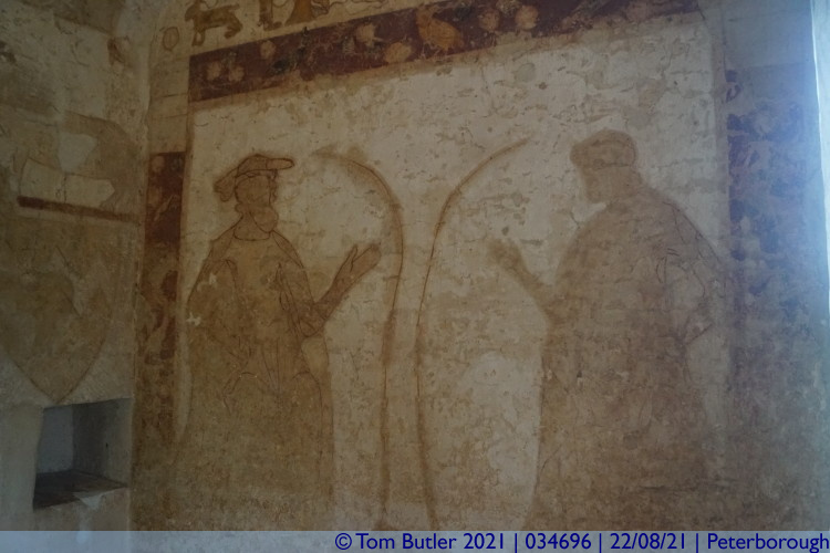 Photo ID: 034696, Wall paintings, Peterborough, England