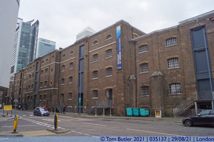 Photo ID: 035137, Rear of the dock buildings, London, England