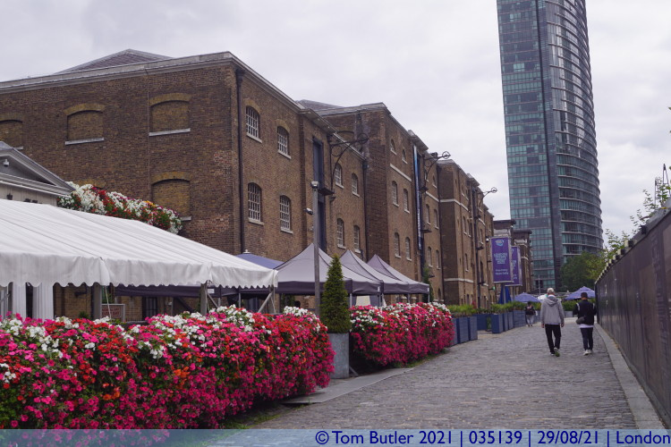 Photo ID: 035139, West India Quay Dock buildings, London, England