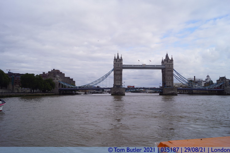Photo ID: 035187, Tower Bridge from the River, London, England