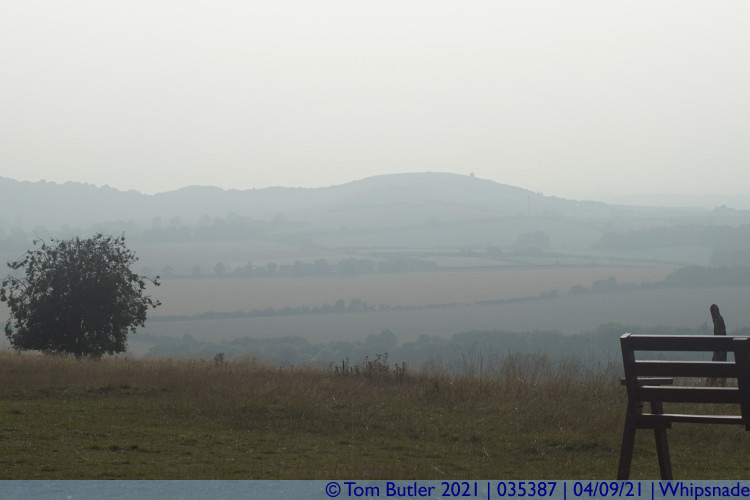 Photo ID: 035387, Mist across the downs, Whipsnade, England