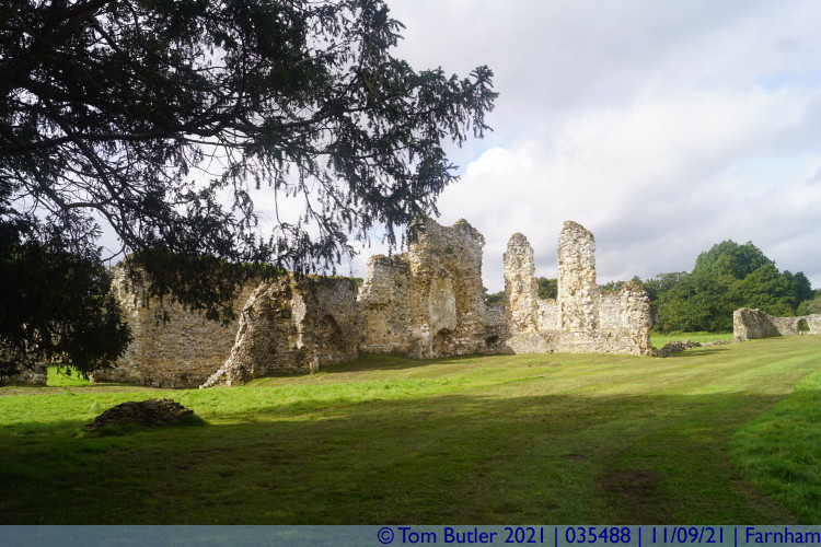 Photo ID: 035488, The ruins of Waverley Abbey, Farnham, England