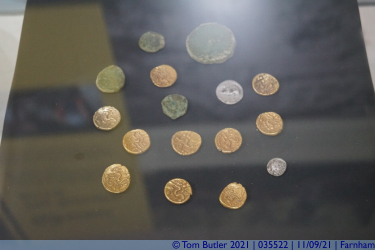 Photo ID: 035522, Roman coins, Farnham, England