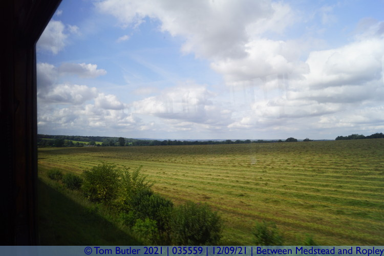 Photo ID: 035559, Harvested fields, Between Medstead and Ropley, England