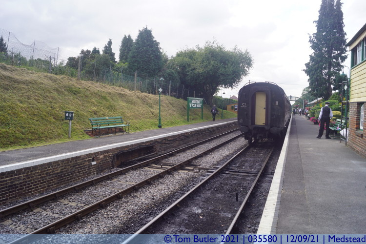 Photo ID: 035580, Our train engine less, Medstead, England
