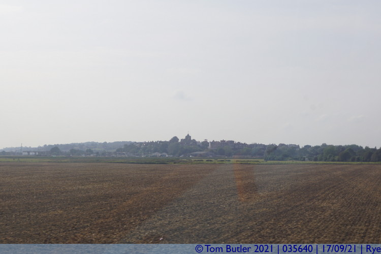 Photo ID: 035640, View across the fields, Rye, England