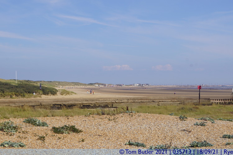 Photo ID: 035713, Camber Sands across the river, Rye, England