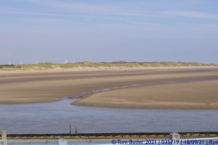Photo ID: 035719, Camber Sands beyond the river, Rye, England
