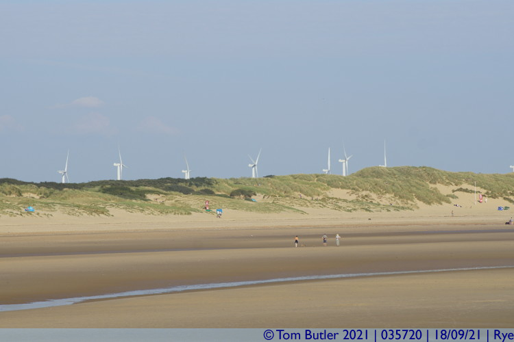 Photo ID: 035720, Dunes and wind farms, Rye, England