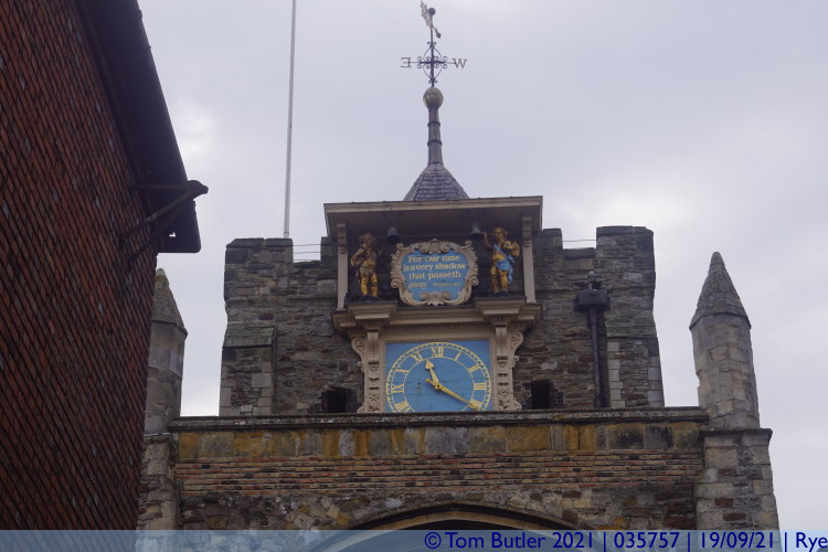 Photo ID: 035757, Clock of St Marys, Rye, England