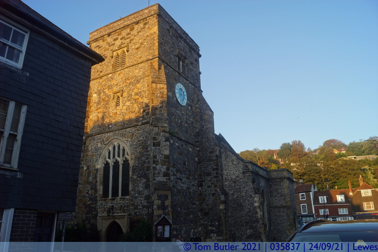 Photo ID: 035837, St Thomas a Beckett Church, Lewes, England