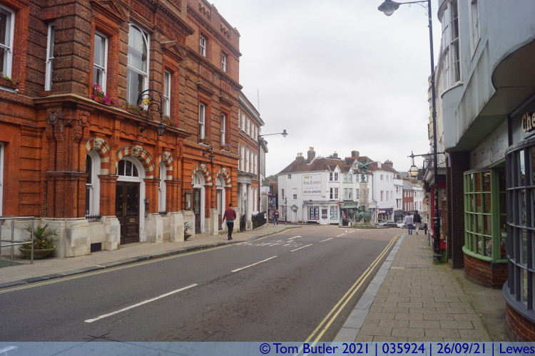 Photo ID: 035924, Top of the High Street, Lewes, England