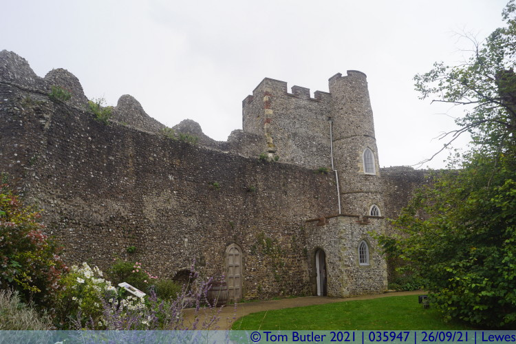 Photo ID: 035947, Inside the keep walls, Lewes, England