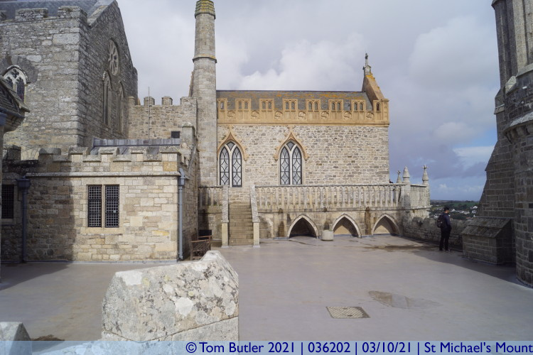 Photo ID: 036202, Castle roof, St Michael's Mount, Cornwall