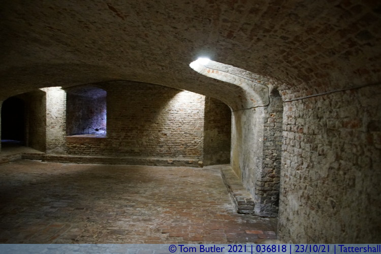 Photo ID: 036818, In the cellars, Tattershall, England