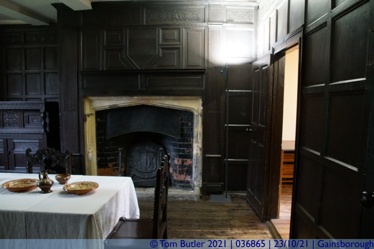 Photo ID: 036865, Panelled room, Gainsborough, England