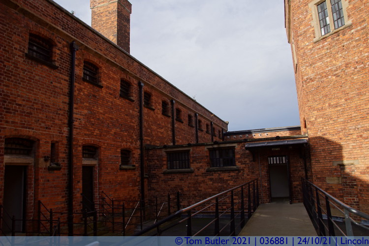 Photo ID: 036881, Courtyard of the prison, Lincoln, England