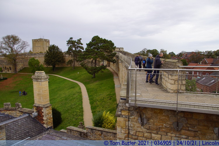 Photo ID: 036905, On the castle walls, Lincoln, England