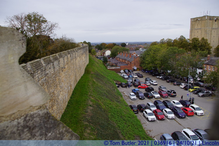 Photo ID: 036916, Walls of the castle, Lincoln, England