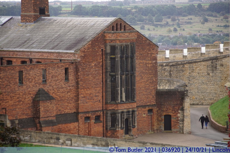 Photo ID: 036920, Prison from the walls, Lincoln, England