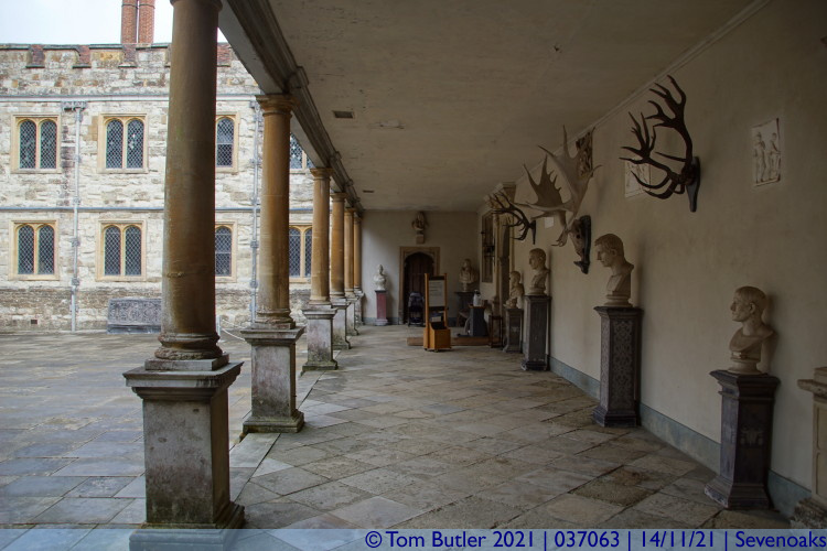 Photo ID: 037063, Under the portico, Sevenoaks, England