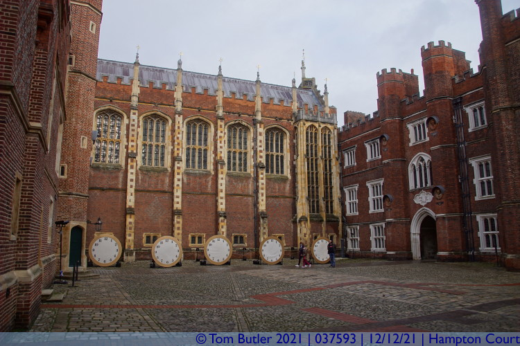 Photo ID: 037593, Clock Court, Hampton Court, England