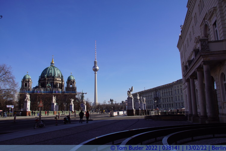 Photo ID: 038141, Cathedral; TV Tower and Humboldt Forum, Berlin, Germany