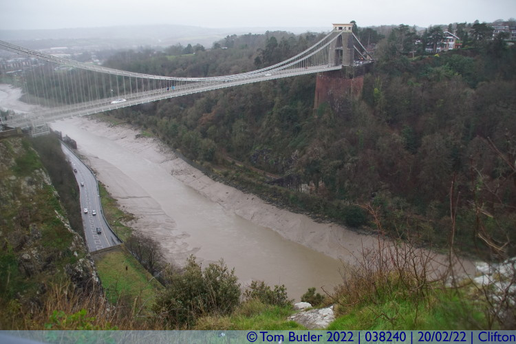 Photo ID: 038240, Looking down into the Avon Gorge, Clifton, England