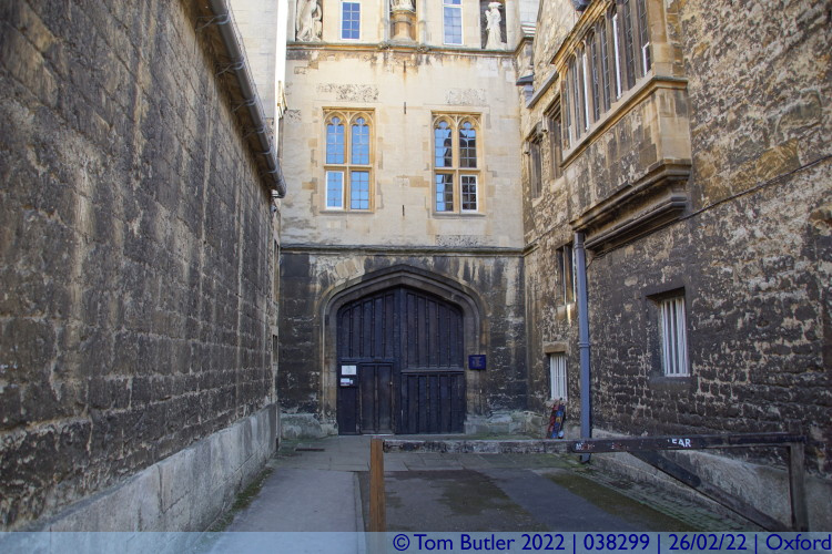 Photo ID: 038299, Entrance to New College, Oxford, England
