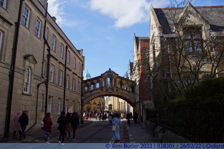 Photo ID: 038301, Bridge of Sighs, Oxford, England
