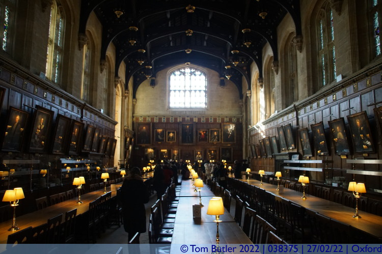 Photo ID: 038375, Entering the Great Hall, Oxford, England