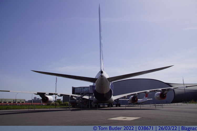 Photo ID: 038671, Rear view of an A380, Blagnac, France