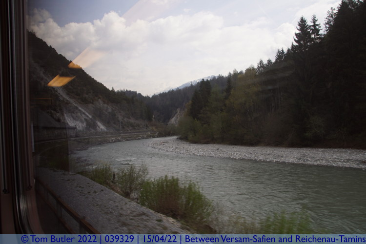 Photo ID: 039329, By the Vorderrhein, Between Versam-Safien and Reichenau-Tamins, Switzerland