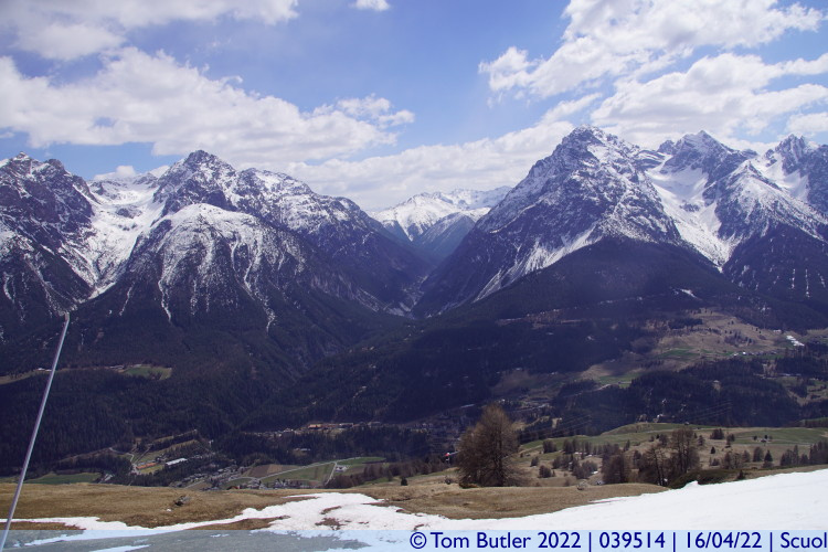 Photo ID: 039514, Looking across the valley, Scuol, Switzerland