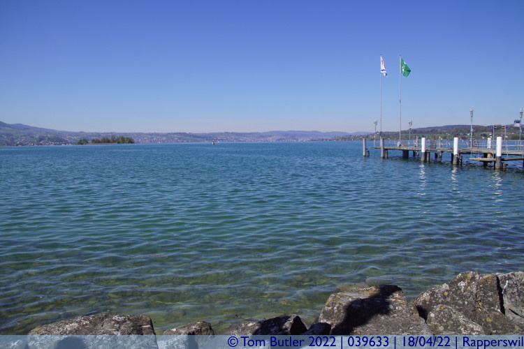 Photo ID: 039633, Looking up the lake, Rapperswil, Switzerland