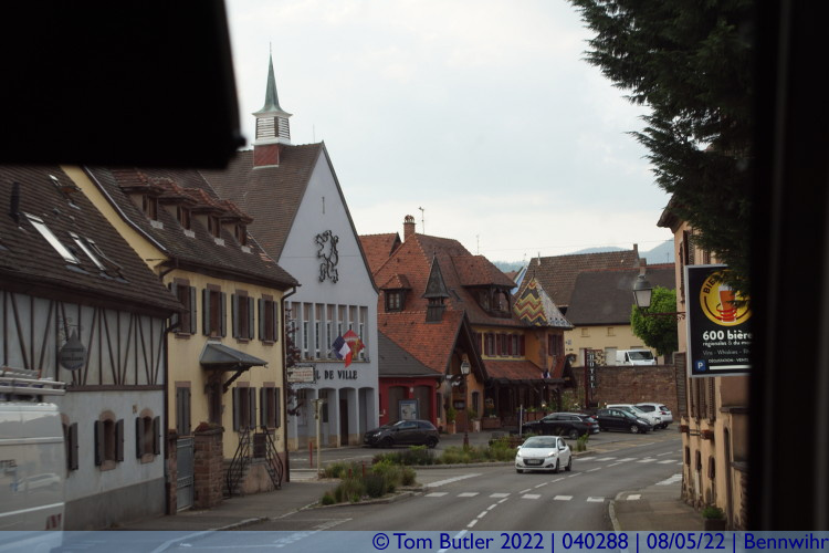 Photo ID: 040288, Approaching the Htel de ville, Bennwihr, France