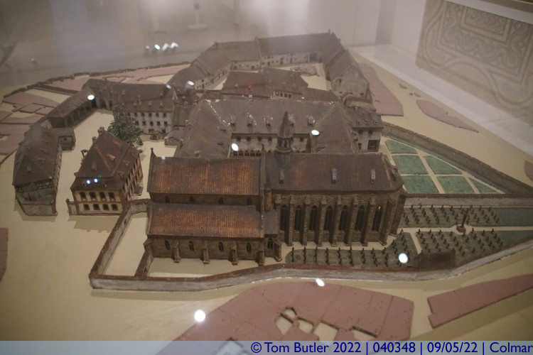 Photo ID: 040348, Model of the convent, Colmar, France